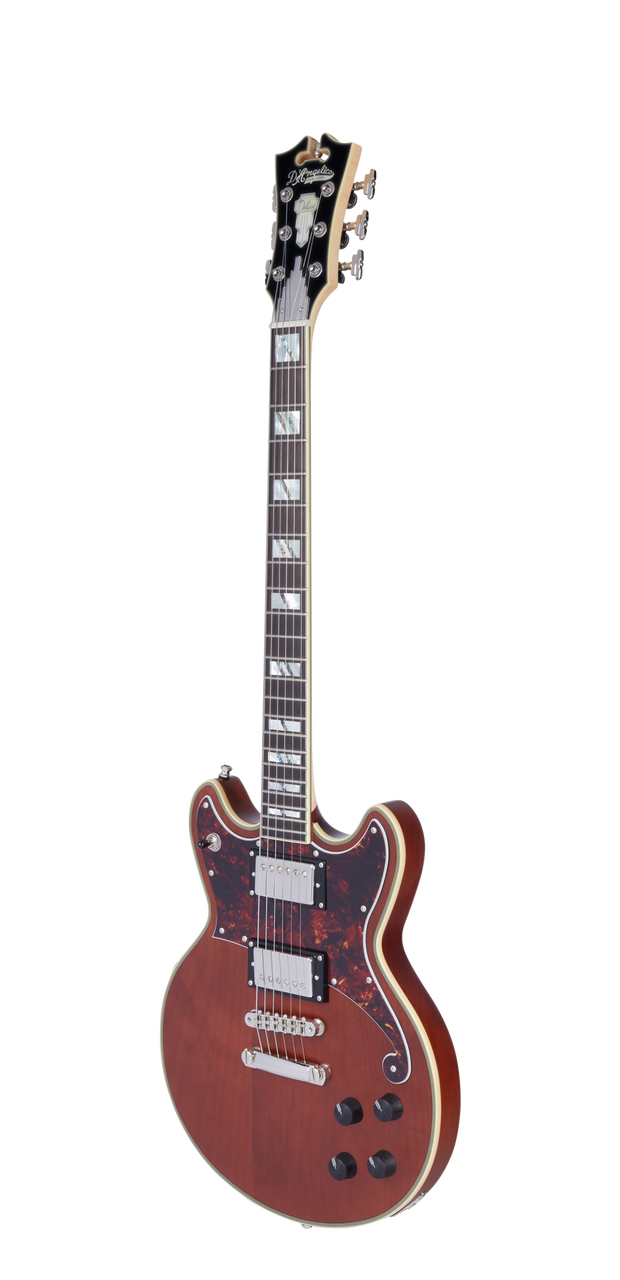 D'Angelico Deluxe Brighton - Matte Walnut (DADBRIMWLNS) | Musician Madness