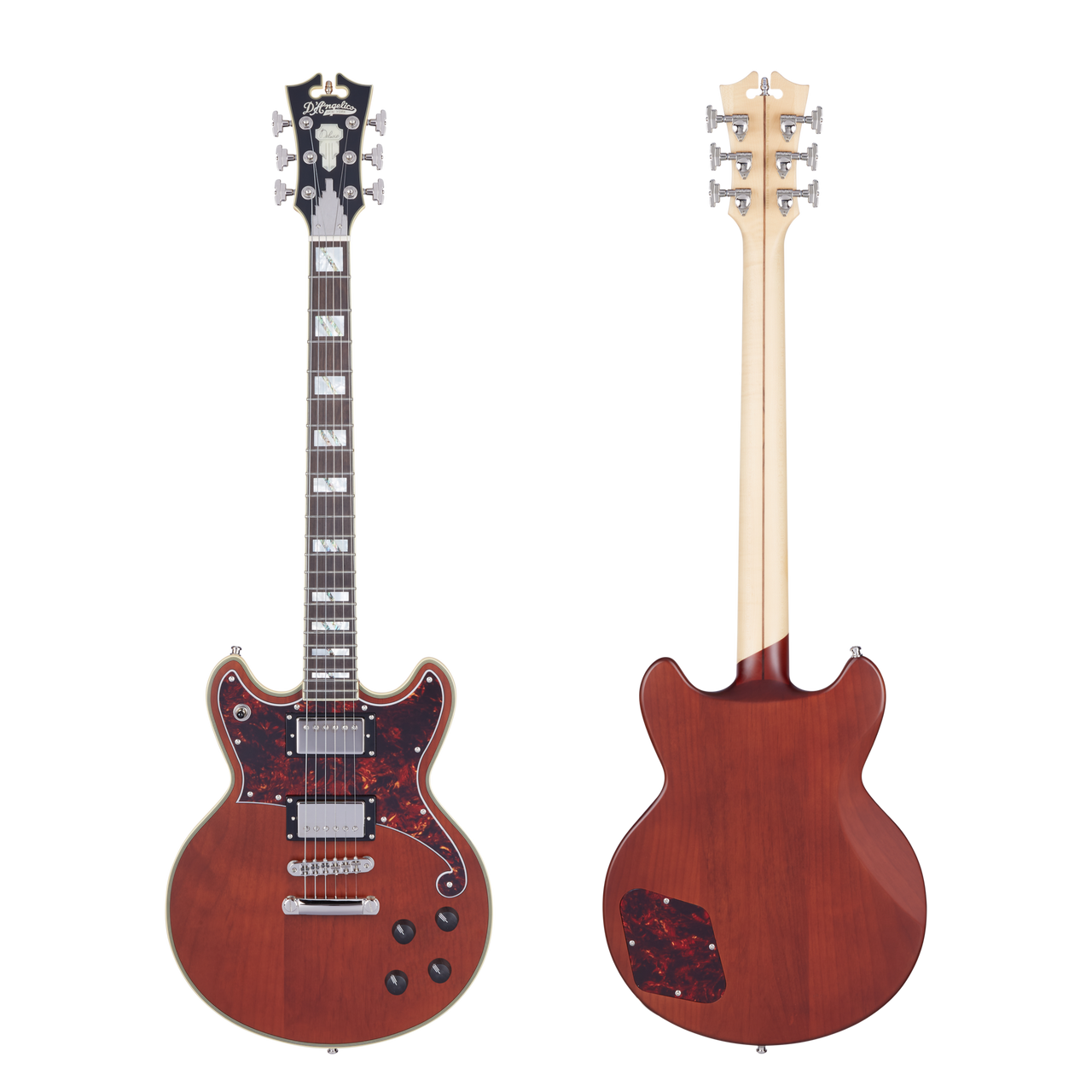 D'Angelico Deluxe Brighton - Matte Walnut (DADBRIMWLNS) | Musician Madness