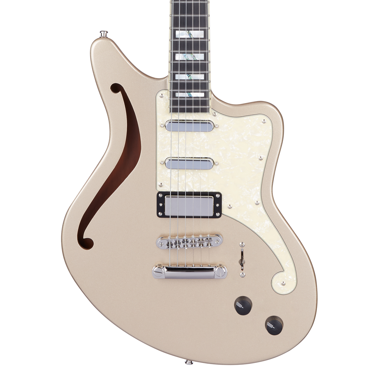 D'Angelico Deluxe Bedford SH - Desert Gold (DADBEDSHDSGNS)