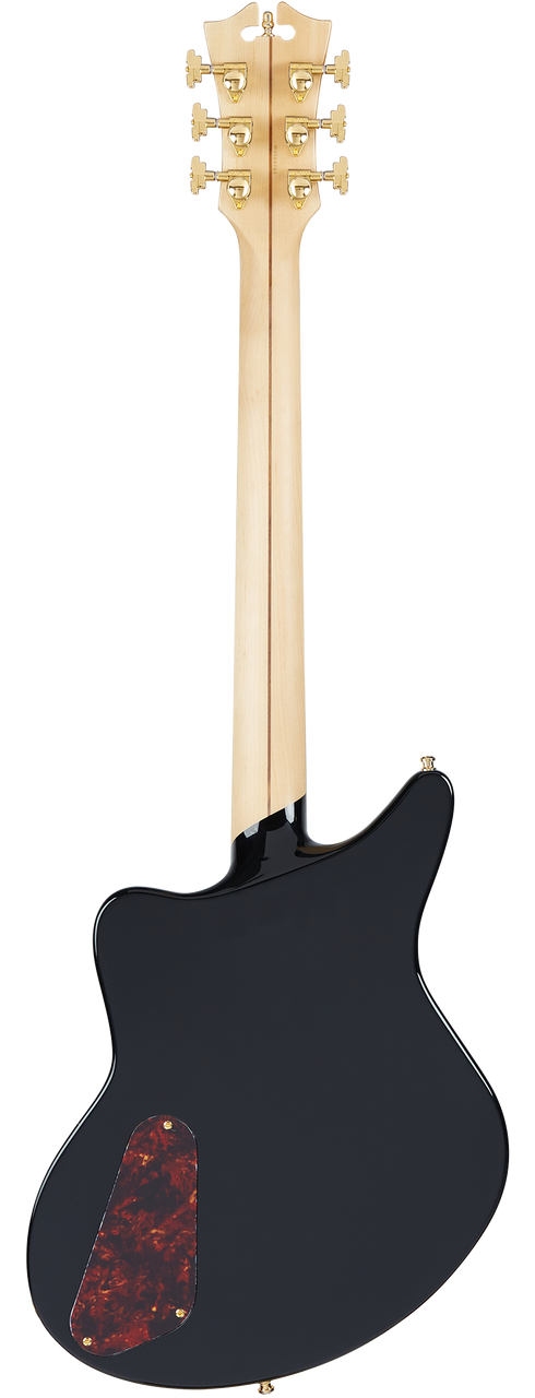 D'Angelico Deluxe Bedford SH - Black (DADBEDSHSBKGS)