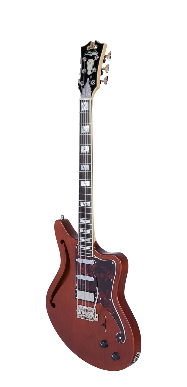 D'Angelico Deluxe Bedford SH - Matte Walnut (DADBEDSHMWLNTR)