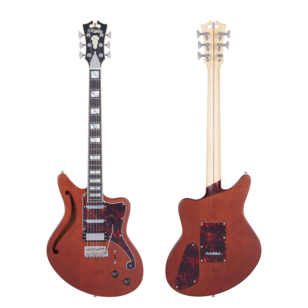 D'Angelico Deluxe Bedford SH - Matte Walnut (DADBEDSHMWLNTR)