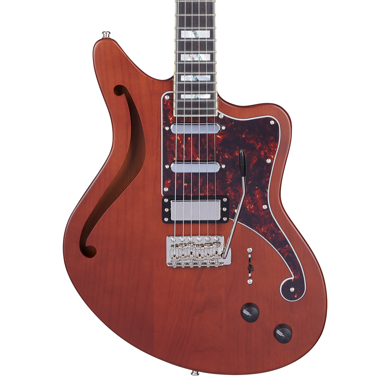 D'Angelico Deluxe Bedford SH - Matte Walnut (DADBEDSHMWLNTR)