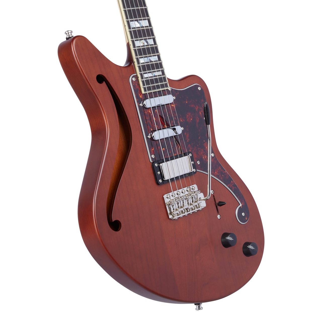 D'Angelico Deluxe Bedford SH - Matte Walnut (DADBEDSHMWLNTR)