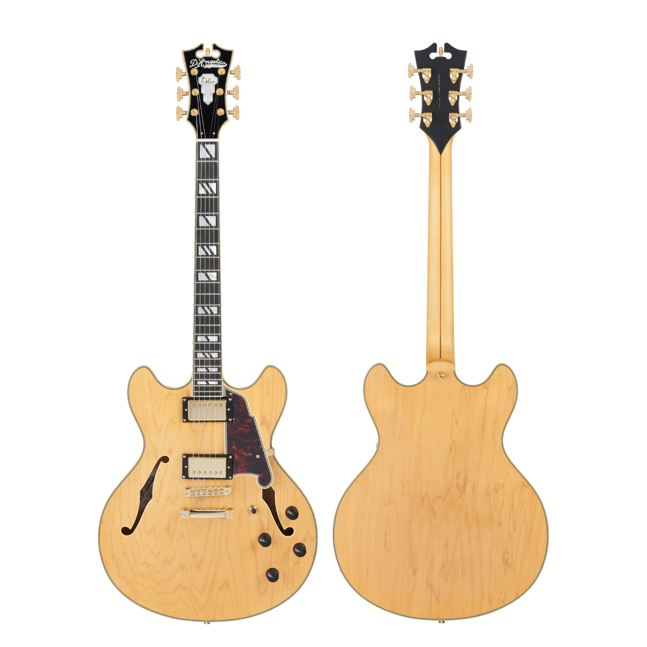 D'Angelico Deluxe DC - Satin Honey (DADDCSHNGS) | Musician Madness
