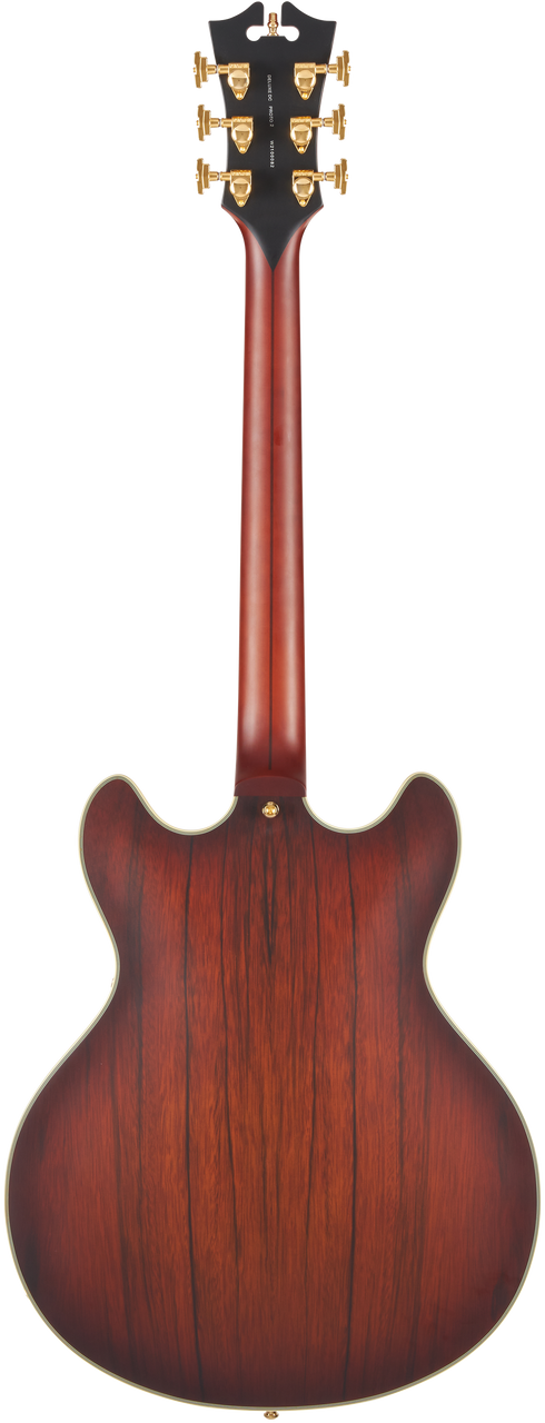 D'Angelico Deluxe DC - Satin Brown Burst (DADDCSBBGS)