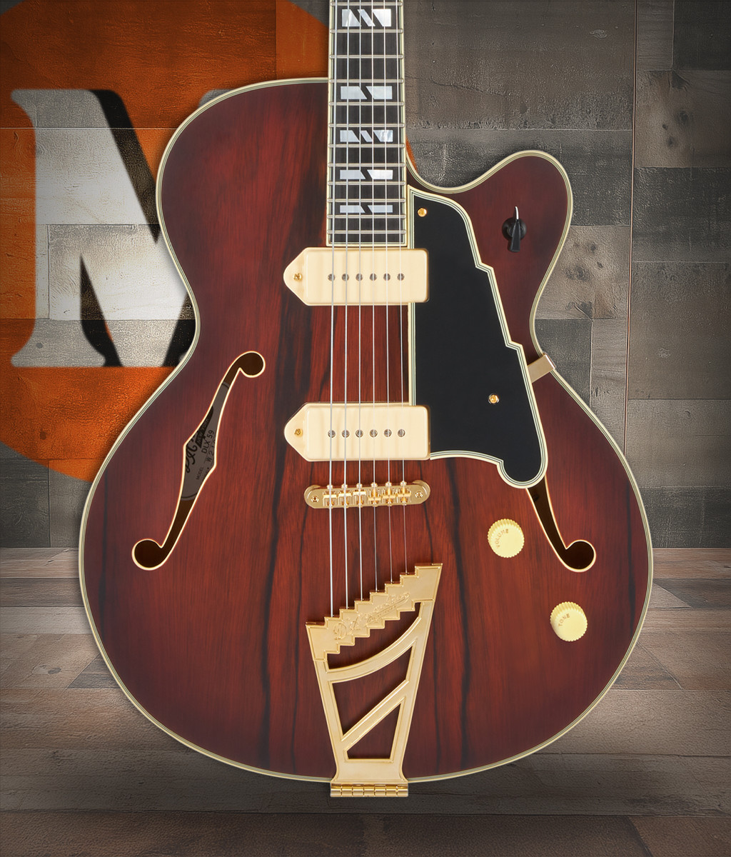 D'Angelico Deluxe 59 - Satin Trans Wine (DAD59STWGT)