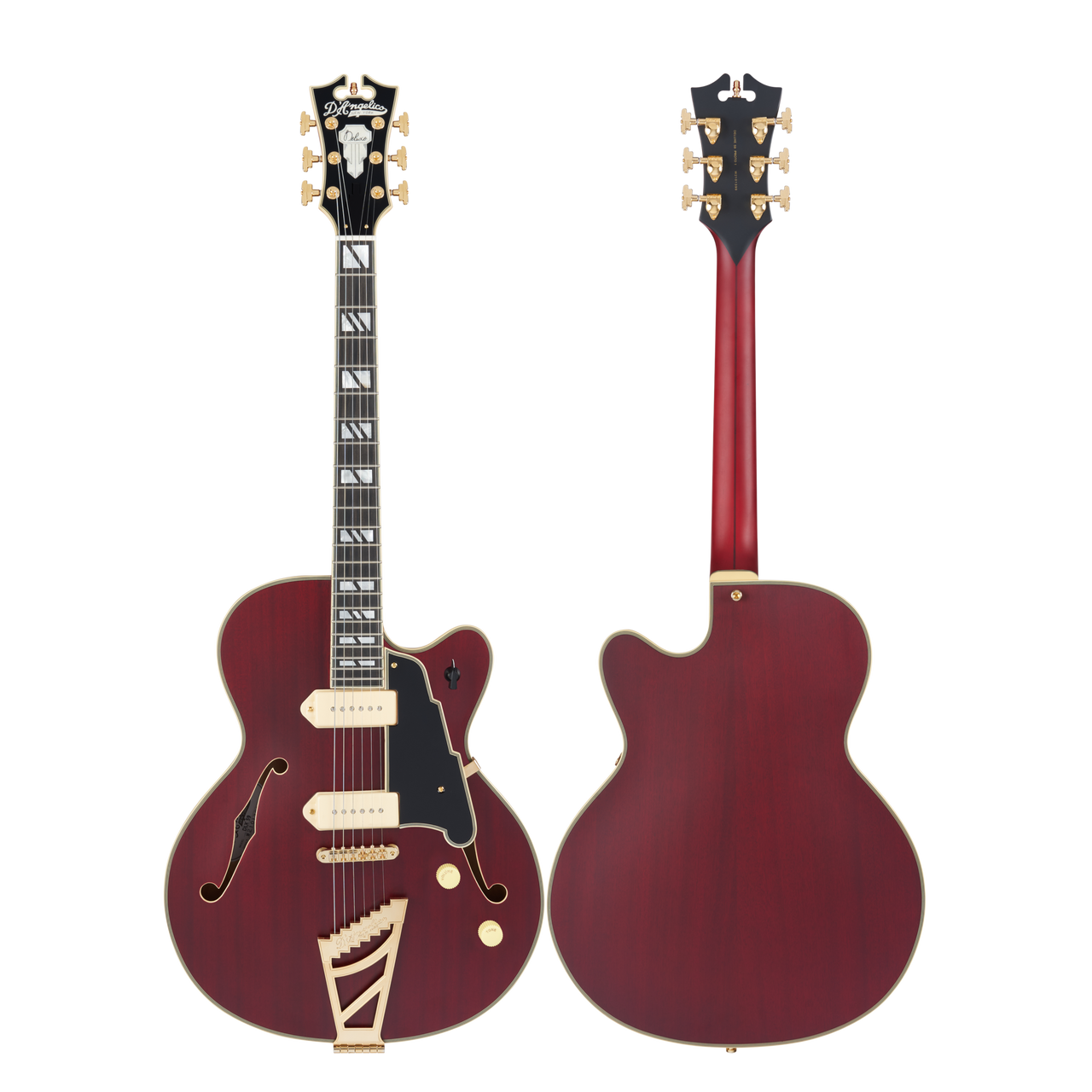 D'Angelico Deluxe 59 - Satin Trans Wine (DAD59STWGT) | Musician Madness