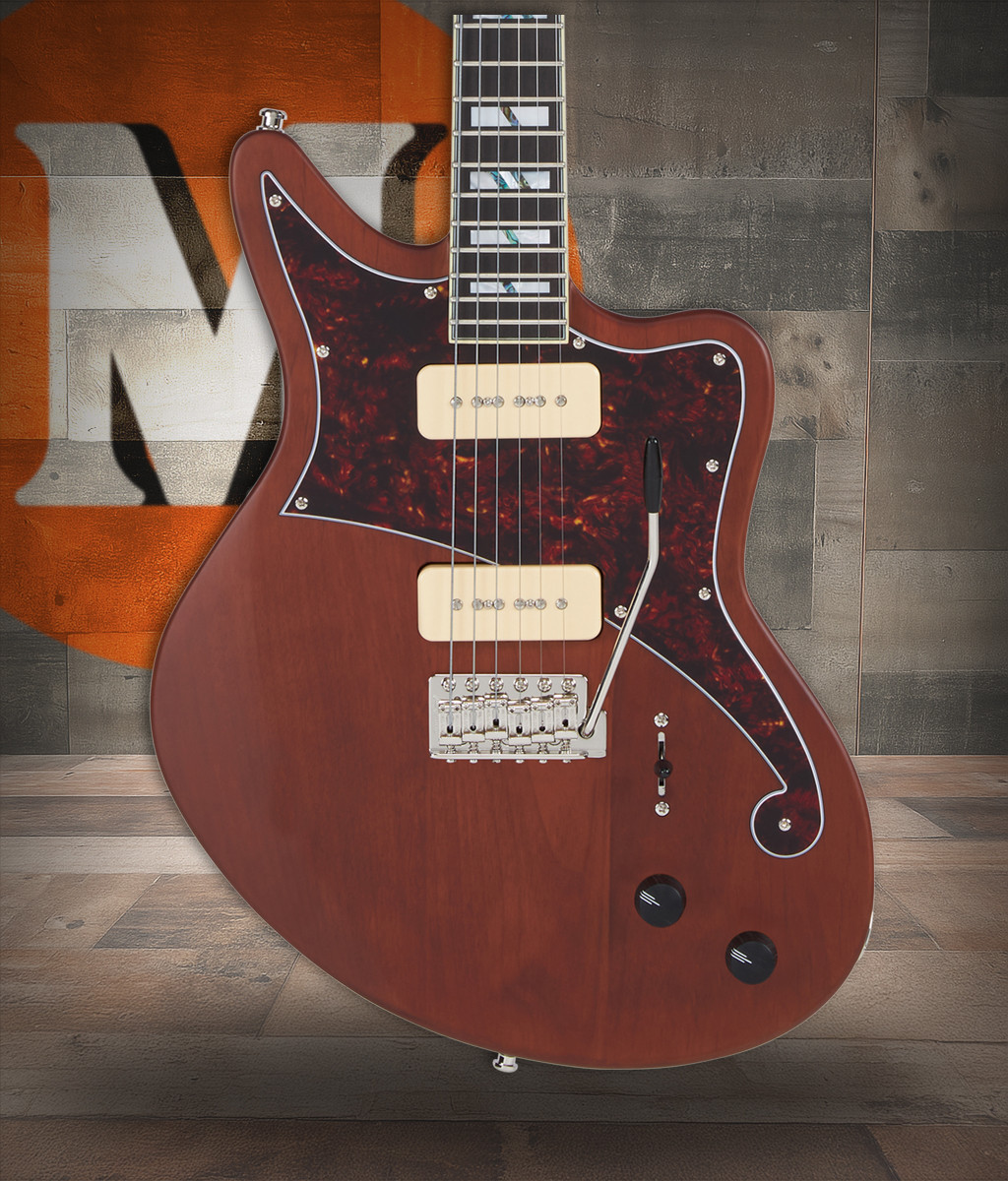 D'Angelico Deluxe Bedford - Matte Walnut (DADBEDMWLNTR)