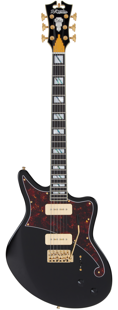D'Angelico Deluxe Bedford - Solid Black (DADBEDSBKGTR) | Musician Madness