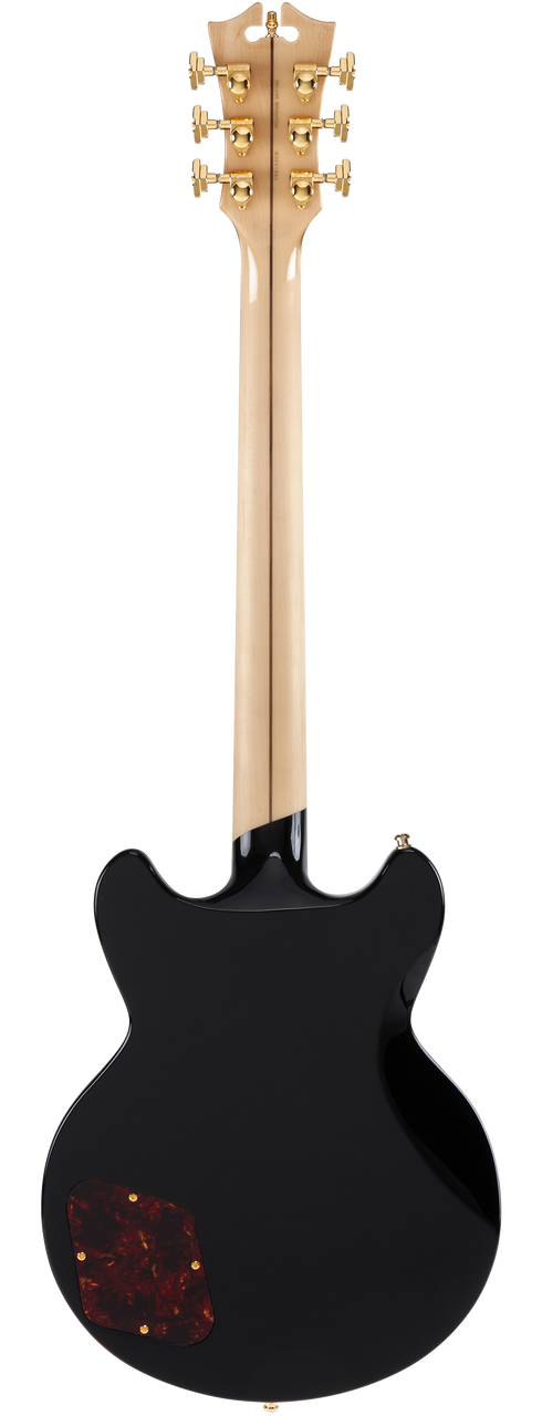 D'Angelico Deluxe Brighton - Solid Black (DADBRISBK2GS) | Musician Madness