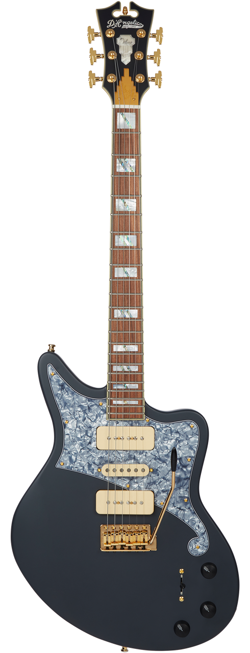 D'Angelico Deluxe Bob Weir Bedford - Matte Stone (DADBEDBWMSTGTR)