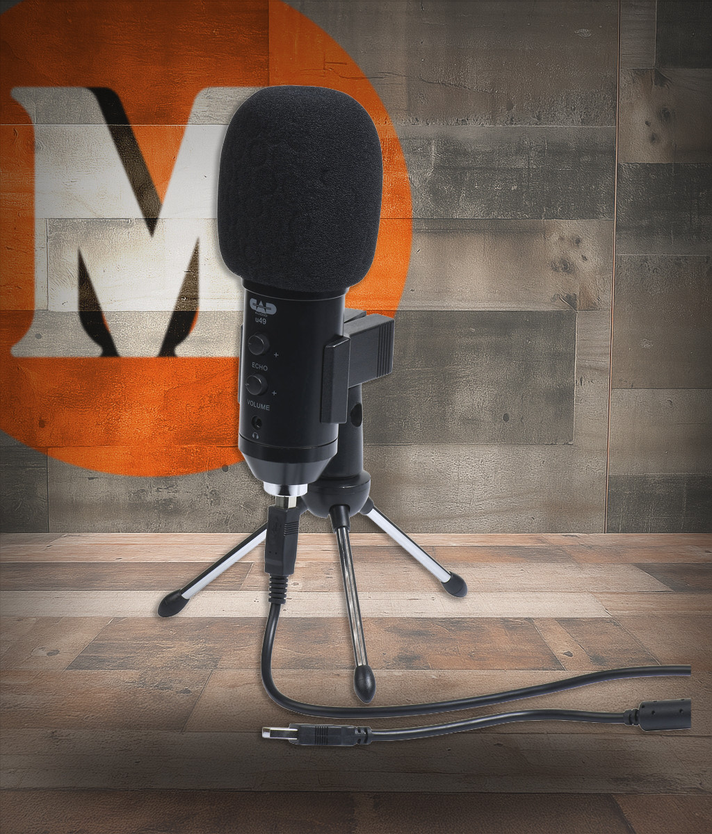 CAD Audio U49 Side Adress USB Studio Microphone (U49-U)