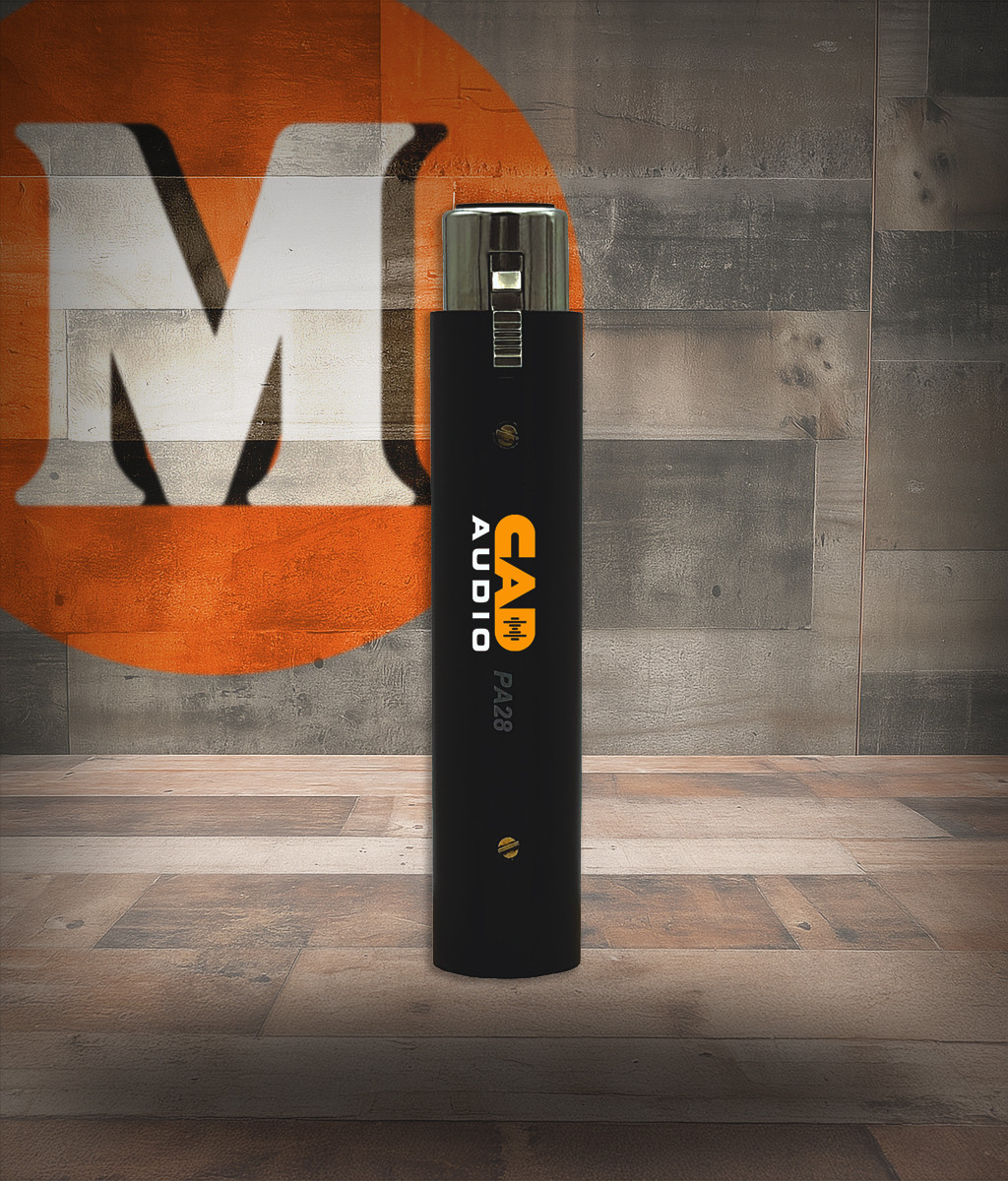 CAD PA28 Inline Preamp for Dynamic and Ribbon Microphones (CAD-PA28-U)