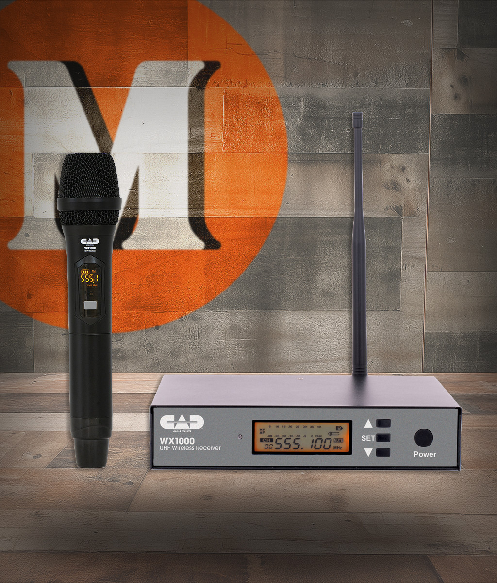 CAD WX100HH UHF Wireless Handheld Microphone System (WX1000HH-U)