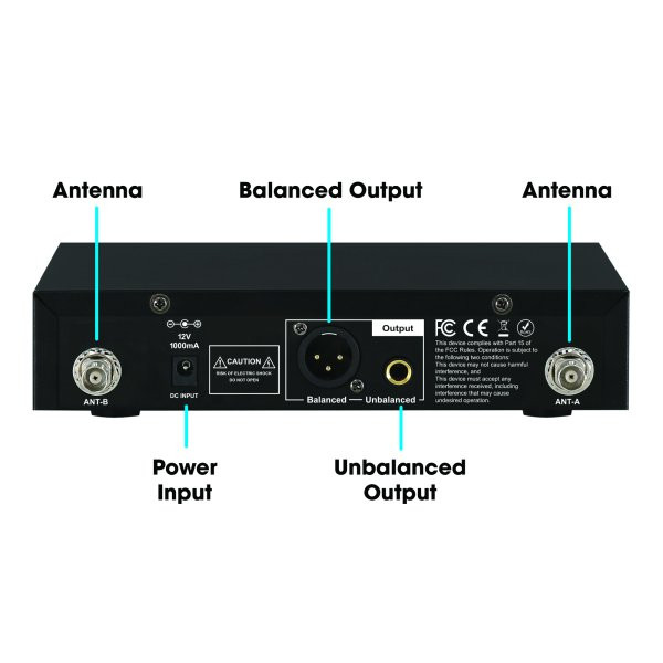 CAD WX1800BP True Diversity UHF Wireless Body Pack Microphone System (WX1800BP-U)