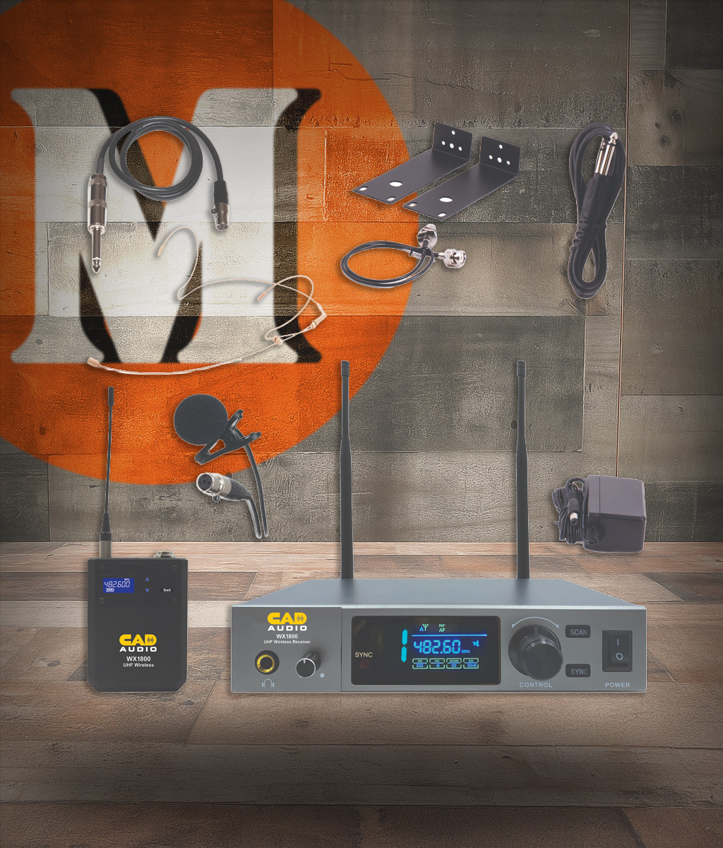 CAD WX1800BP True Diversity UHF Wireless Body Pack Microphone System (WX1800BP-U)