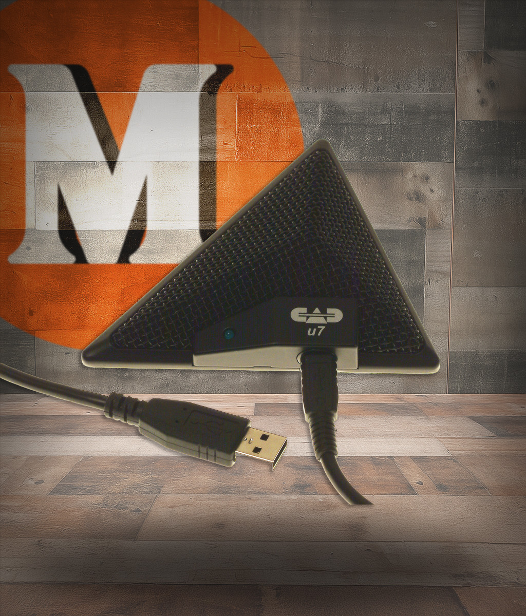 CAD Audio U7 USB Omnidirectional Boundary Condenser Microphone (U7-U)