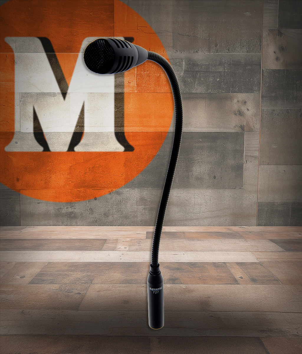 CAD Audio 727-18 Mini Dynamic Gooseneck Microphone. 18" (727-18-U) | Musician Madness