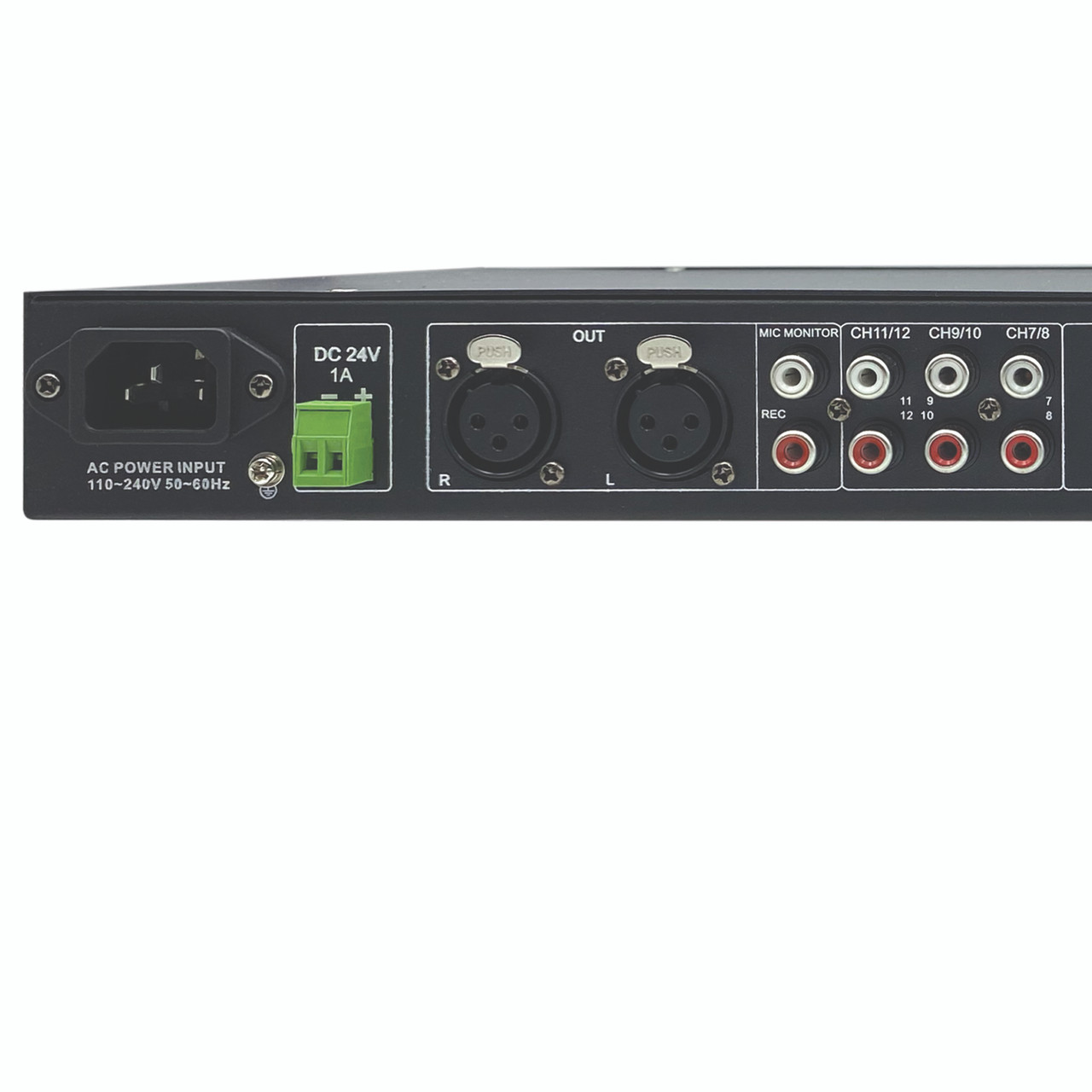CAD MX12S 12 Channel Stereo Rack Mount Mixer (MX12S-U)