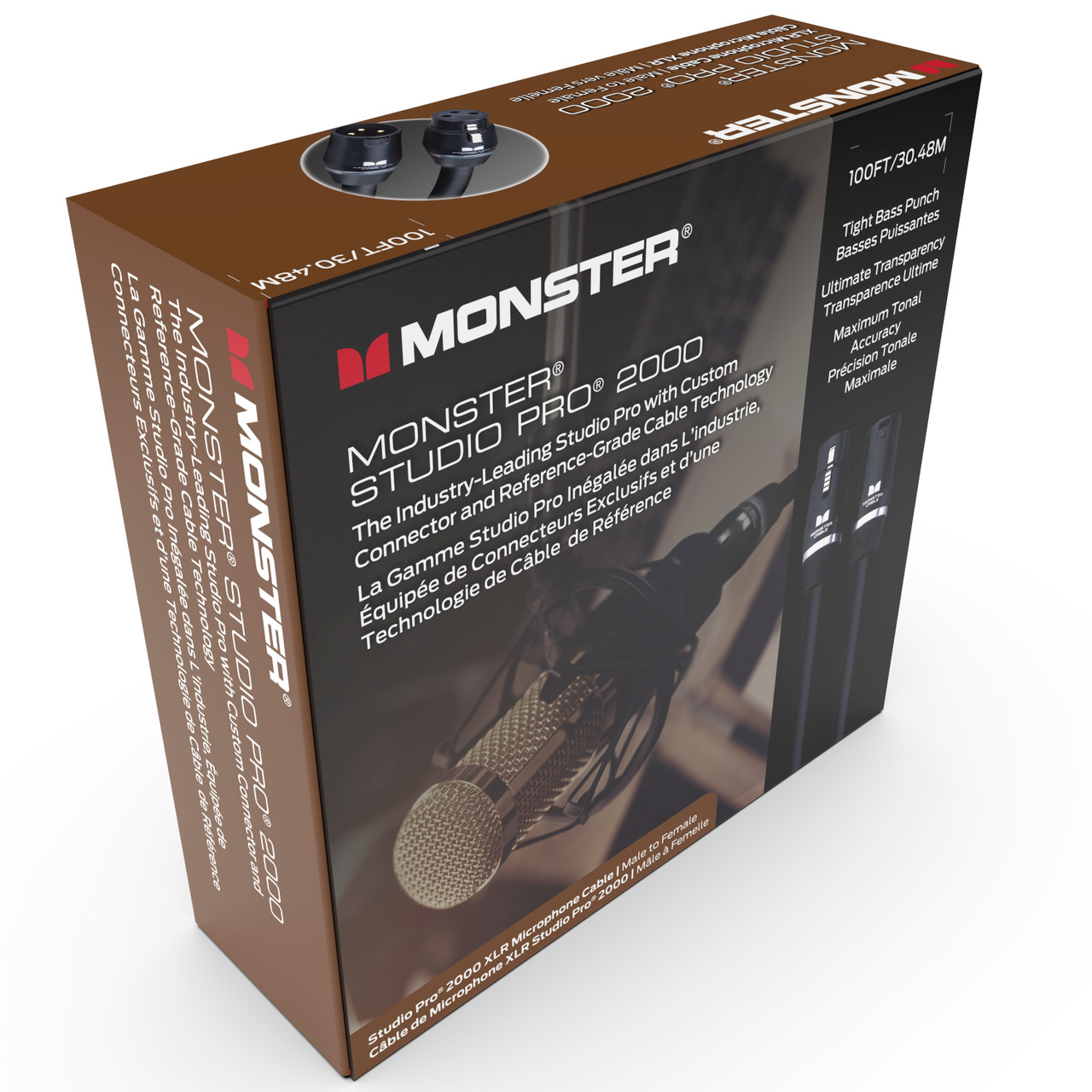 Studio Pro 2000 50' Mic Cable Buy the Monster Cable Studio Pro 2000 50' Mic Cable (SP2000-M-100WW-U) at Musician Madness with fast shipping.