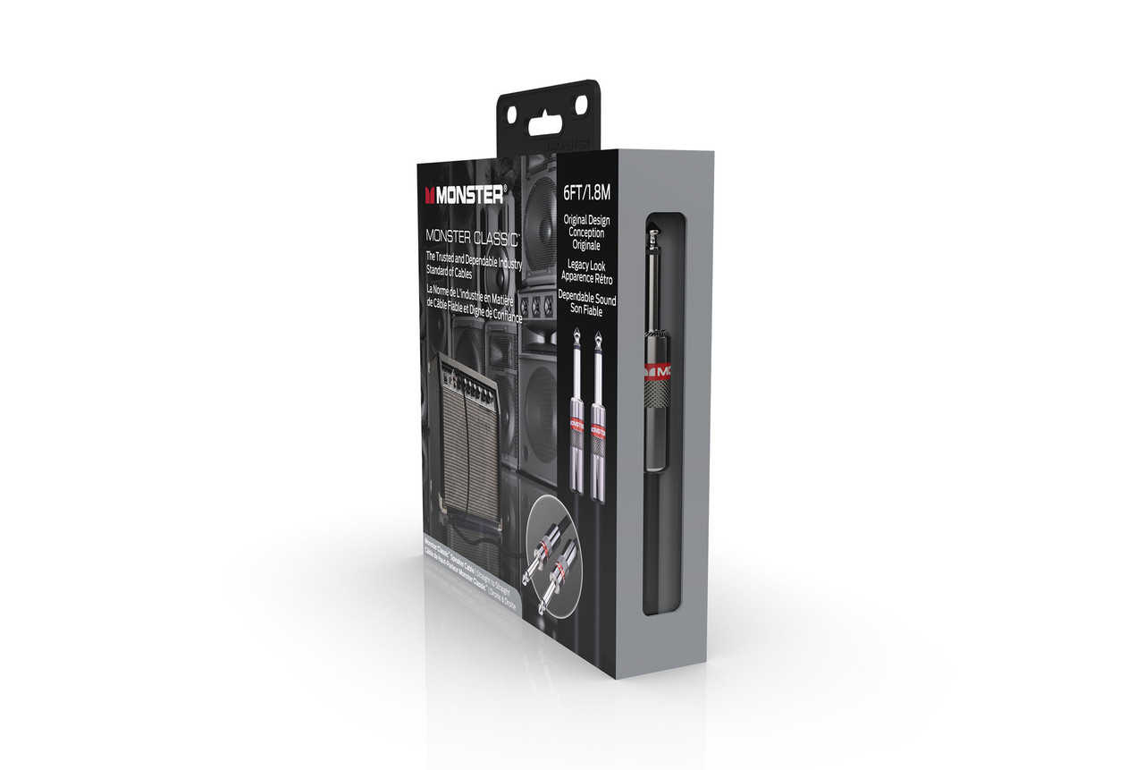 Monster Classic 6' Spkr Cable 1/4" Straight to Straight Buy the Monster Cable Classic 6' Spkr Cable 1/4" Straight To Straight (CLAS-S-6WW-U) at Musician MadnessÂ…