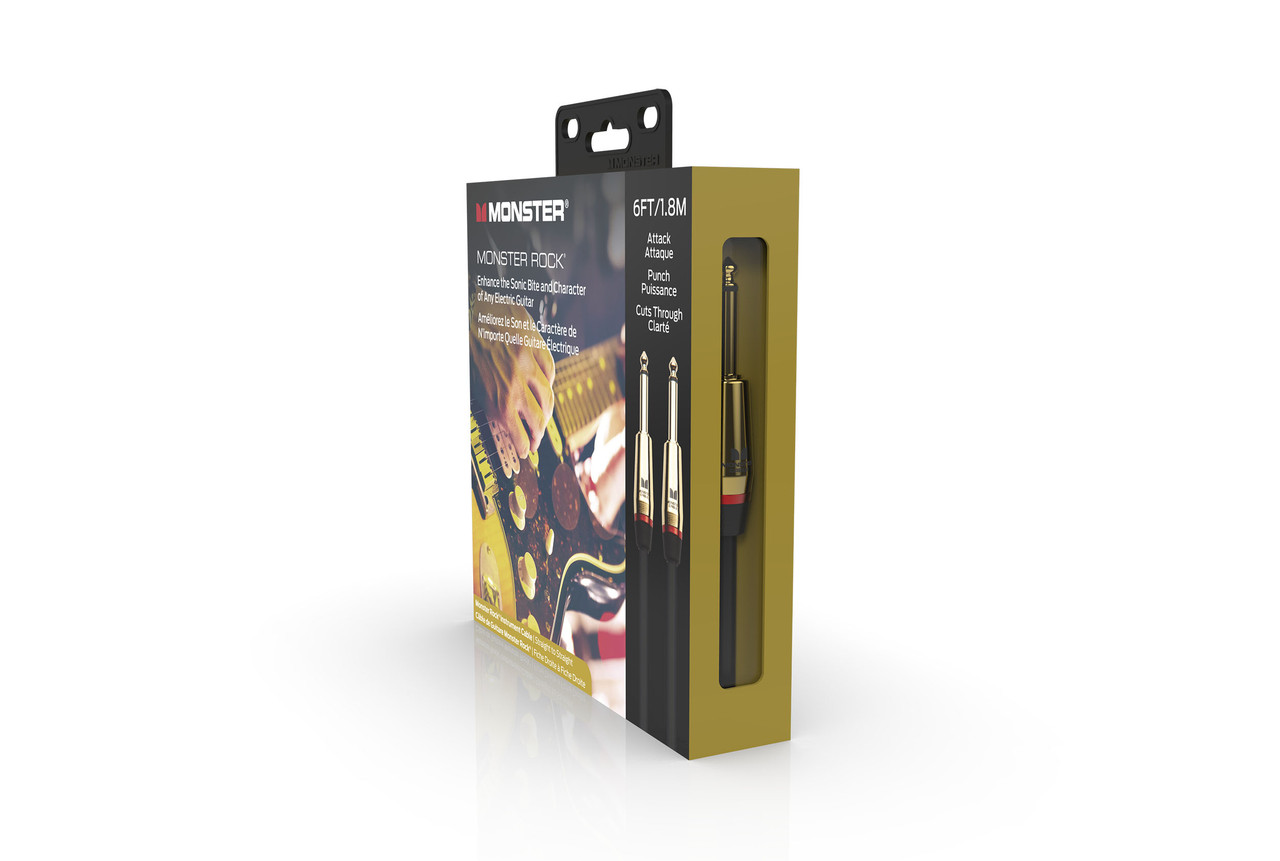 Monster MROCK2-6WW Prolink Rock 1/4" Instrument Cable 6 ft - Straight to Straight (MROCK2-6WW-U) | Musician Madness