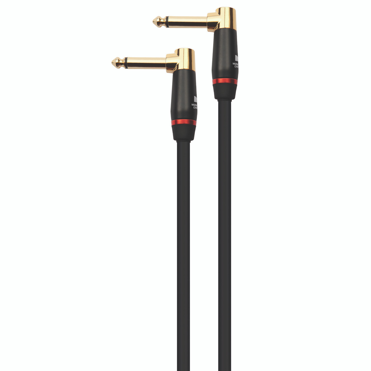 Monster MBASS2-0.75DAWW Prolink Monster Bass 1/4" Instrument Cable 8 in - Right Angle to Right Angl (MBASS2-0.75DAWW-U) | Musician Madness
