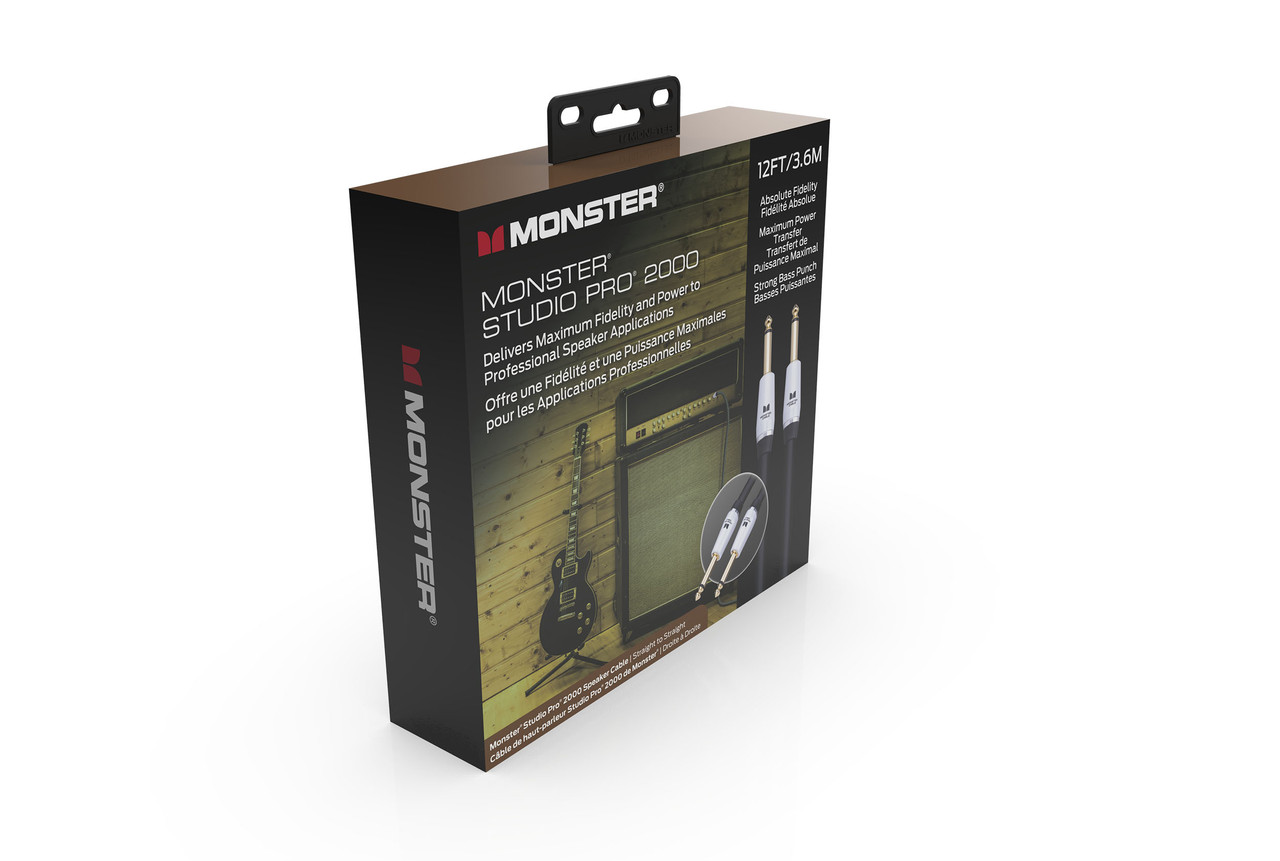 Monster SP2000-S-12WW Studio Pro 2000 Speaker Cable 12' (SP2000-S-12WW-U) | Musician Madness