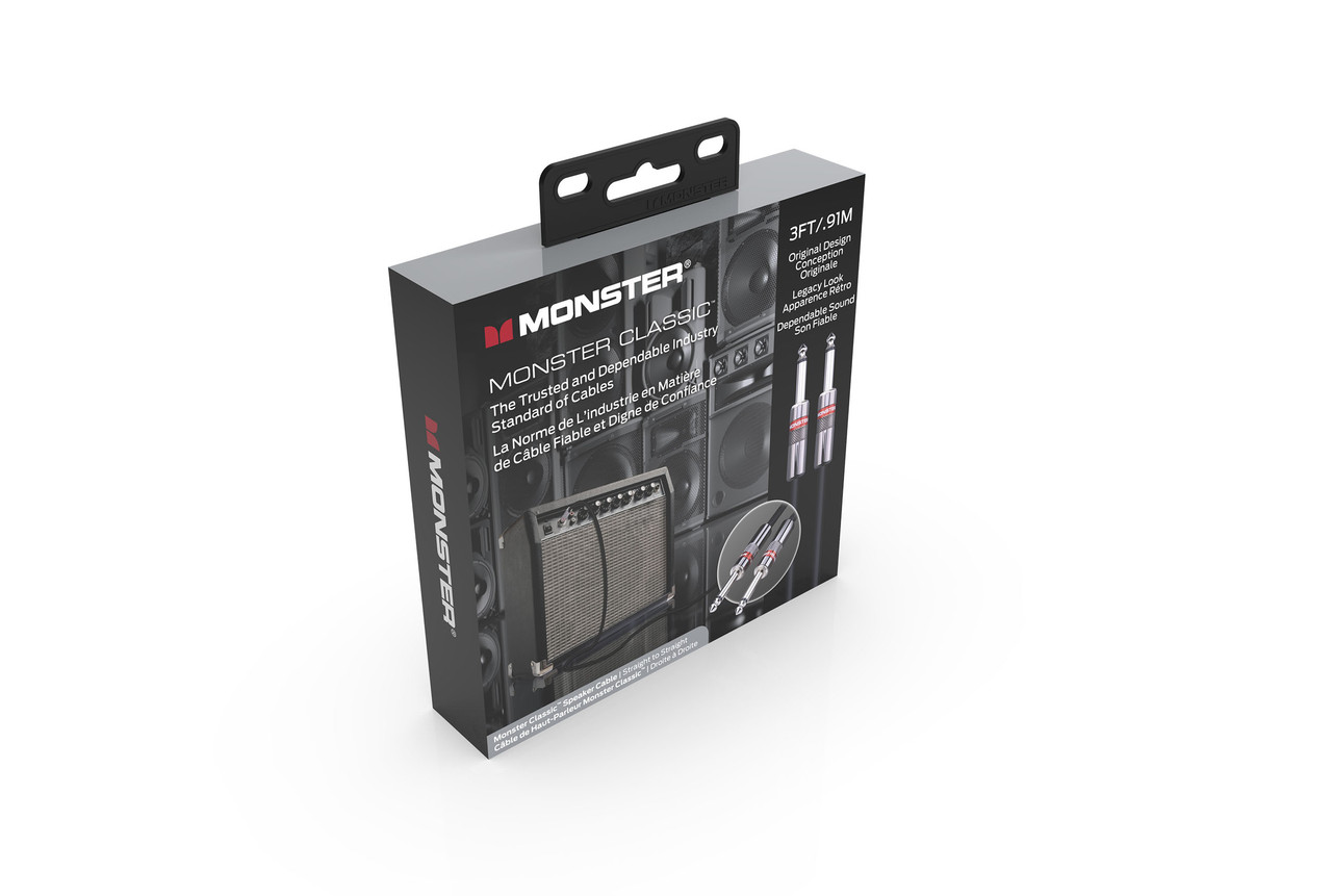 Monster CLAS-S-3WW Classic Speaker Cable 3' (CLAS-S-3WW-U) | Musician Madness