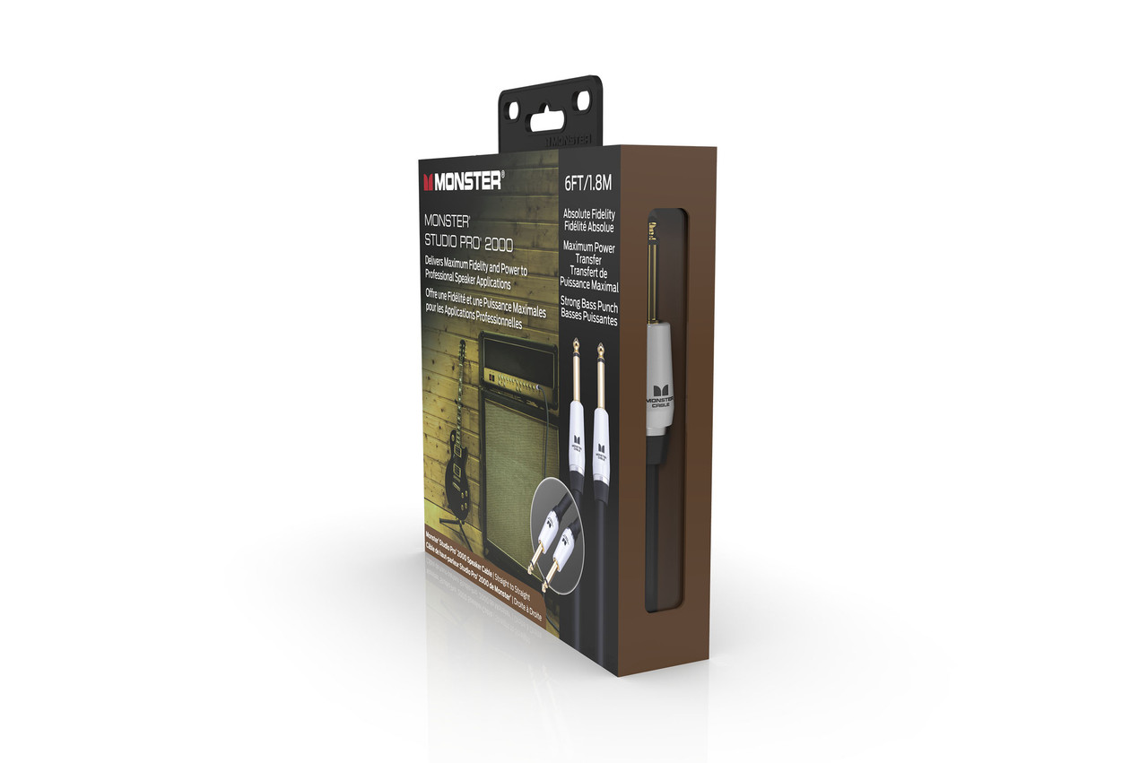 Studio Pro 2000 6' Spkr Cable Gold Contact XLR Buy the Monster Cable Studio Pro 2000 6' Spkr Cable Gold Contact XLR (SP2000-S-6WW-U) at Musician Madness with fastÂ…