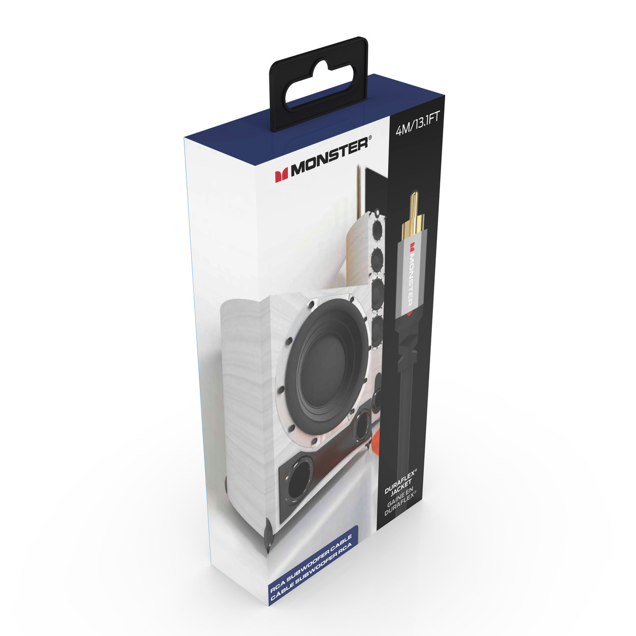 Monster VME30042 RCA Subwoofer Cable 13' (VME30042-U) | Musician Madness
