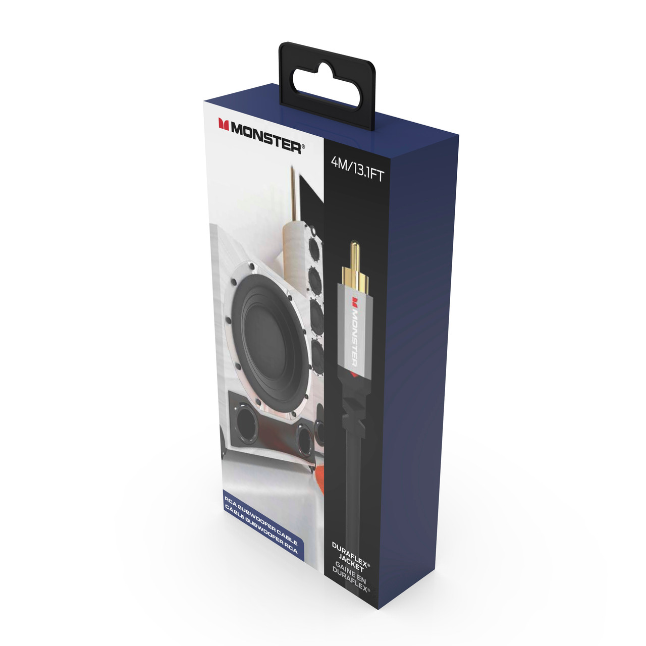 Monster VME30042 RCA Subwoofer Cable 13' (VME30042-U) | Musician Madness