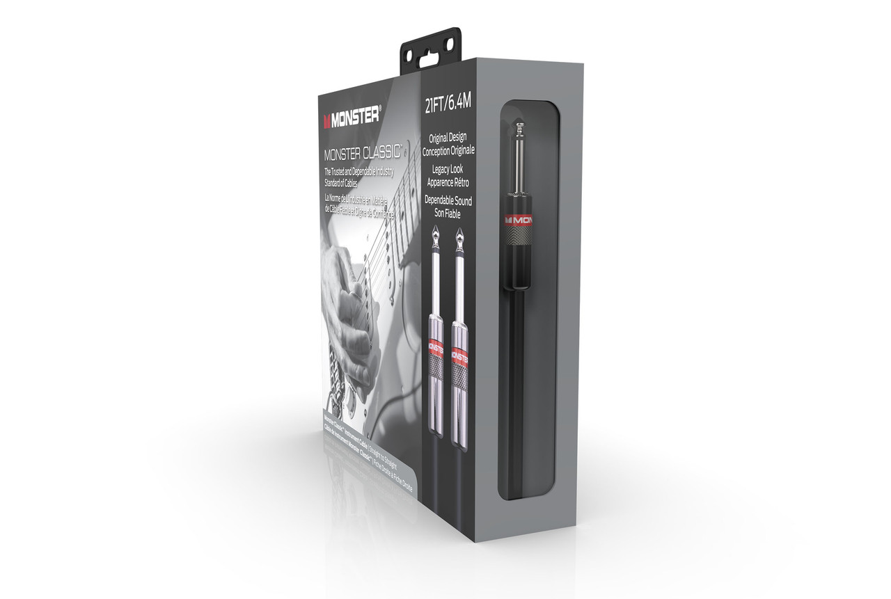 Monster Classic 21' Inst. Cble1/4" Straight to Straight Buy the Monster Cable Classic 21' Inst. Cble1/4" Straight To Straight (CLAS-I-21WW-U) at Musician MadnessÂ…