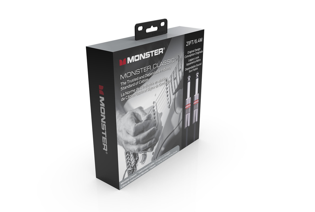 Monster Classic 21' Inst. Cble1/4" Straight to Straight Buy the Monster Cable Classic 21' Inst. Cble1/4" Straight To Straight (CLAS-I-21WW-U) at Musician MadnessÂ…