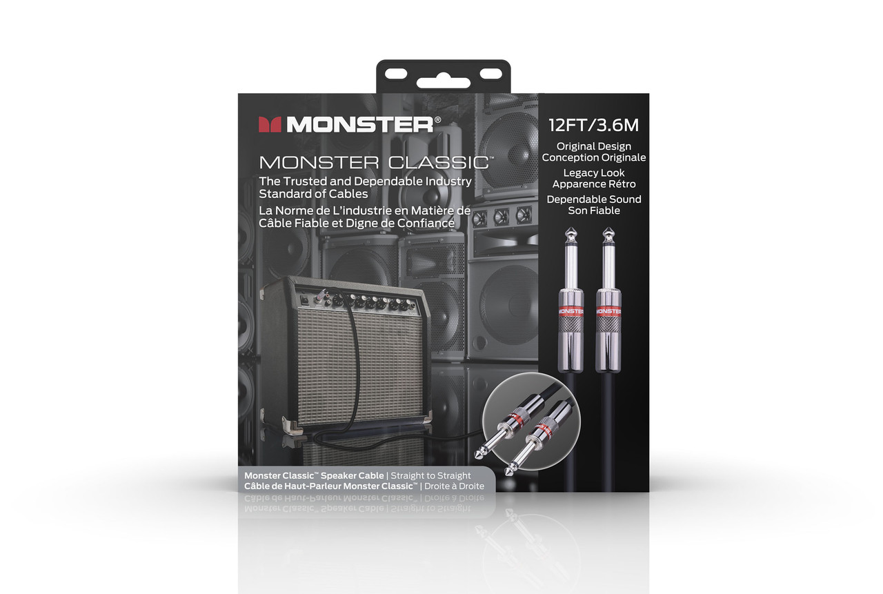 Monster Classic 12' Spkr Cble Buy the Monster Cable Classic 12' Spkr Cble (CLAS-S-12WW-U) at Musician Madness with fast shipping.