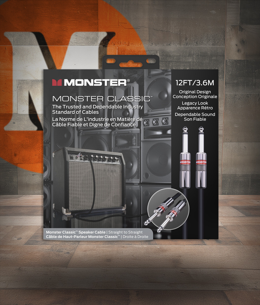 Monster Classic 12' Spkr Cble Buy the Monster Cable Classic 12' Spkr Cble (CLAS-S-12WW-U) at Musician Madness with fast shipping.