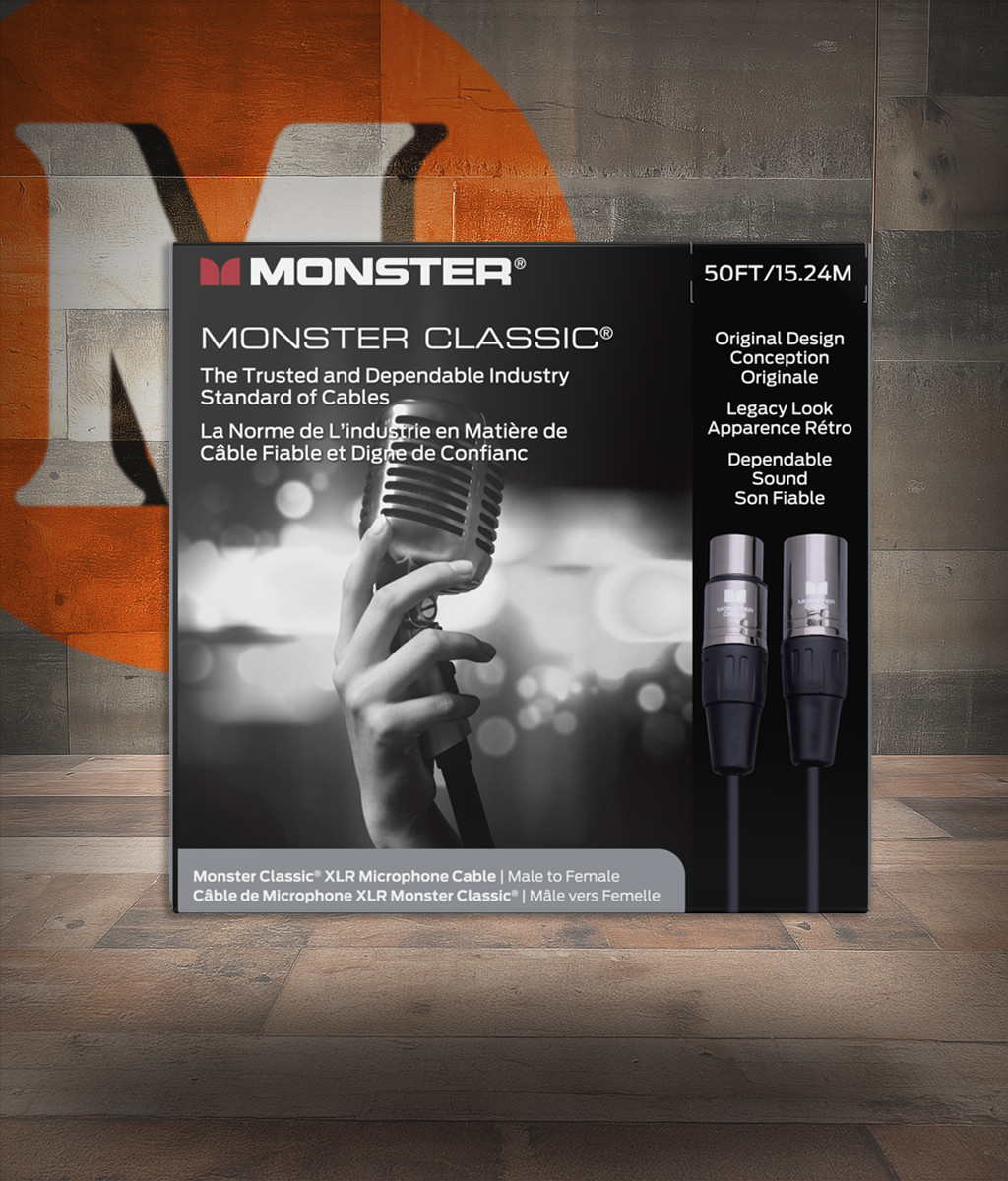 Monster Cable Classic 50' Mic Cable (CLAS-M-50WW-U) | Musician Madness