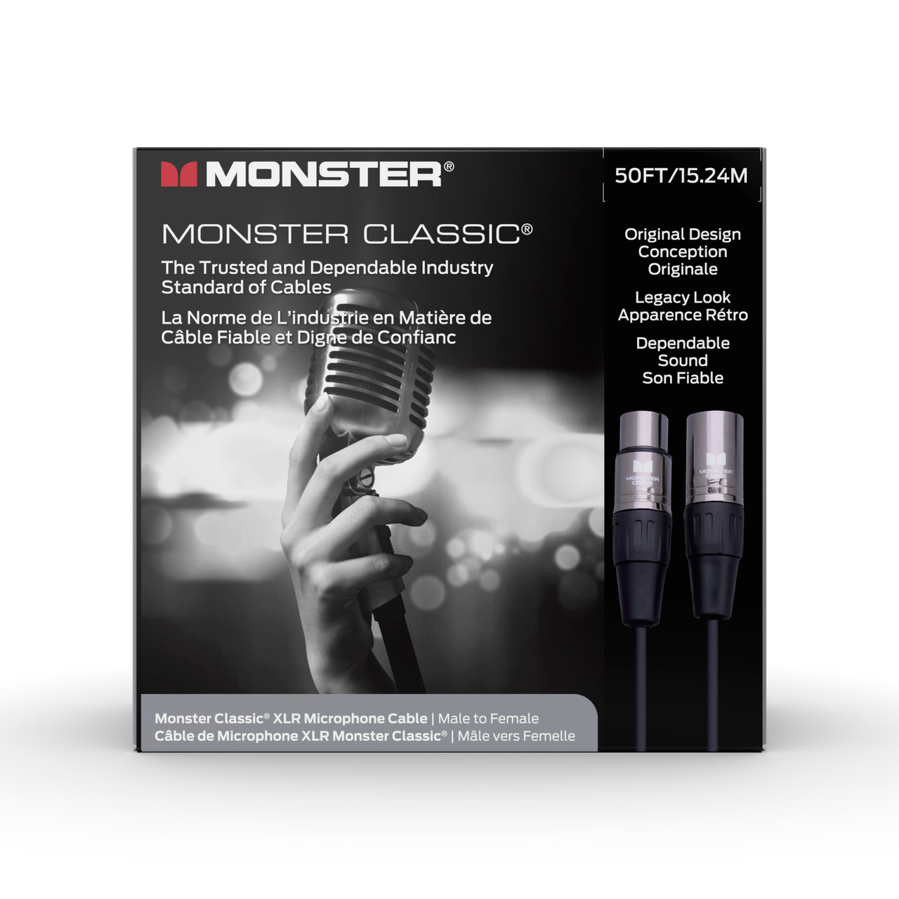 Monster Classic 50' Mic Cable Buy the Monster Cable Classic 50' Mic Cable (CLAS-M-50WW-U) at Musician Madness with fast shipping.