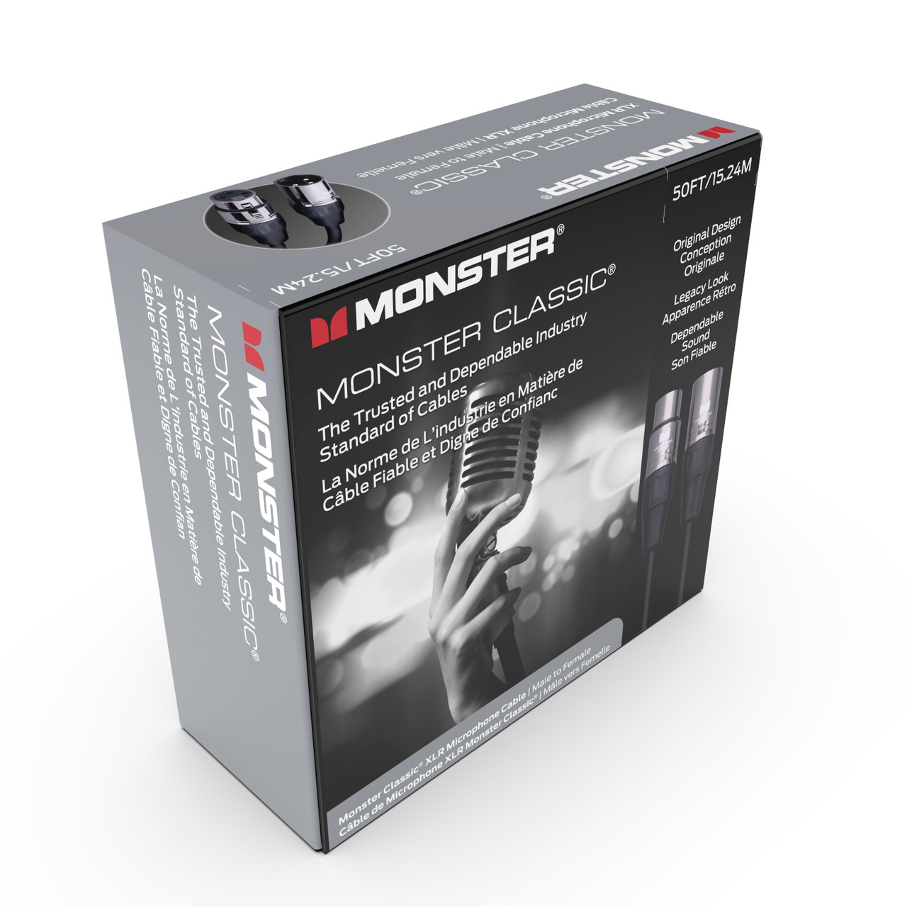Monster Cable Classic 50' Mic Cable (CLAS-M-50WW-U) | Musician Madness