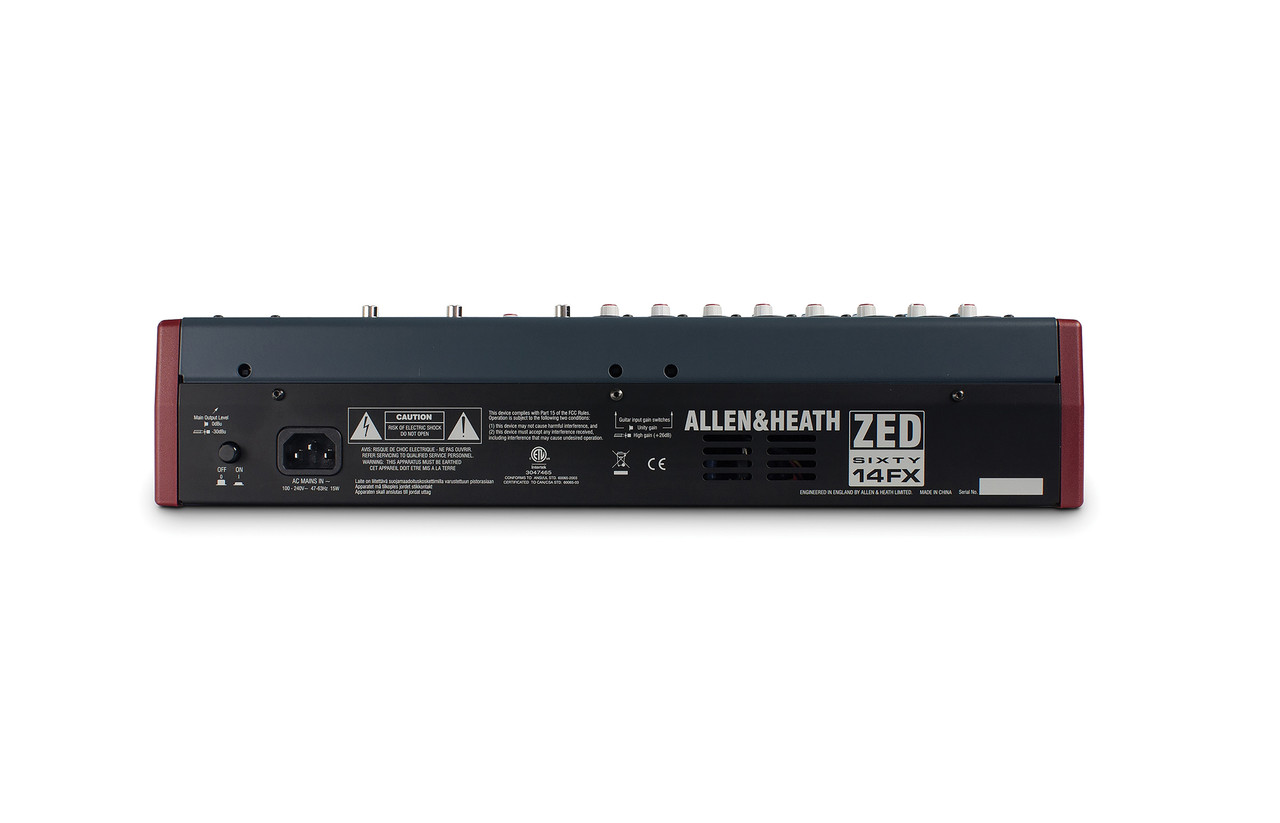 Allen & Heath ZED60-14FX Mixer (ZED60-14FX-U)