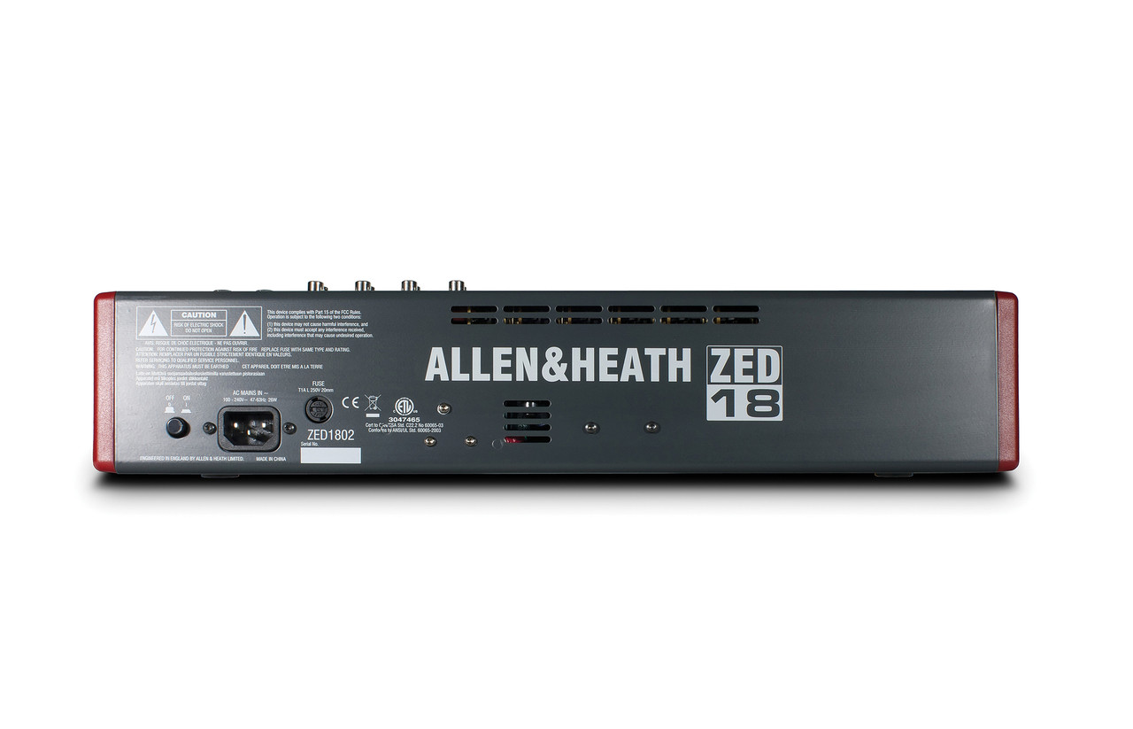 Allen & Heath ZED-18 Mixer (ZED18-U)