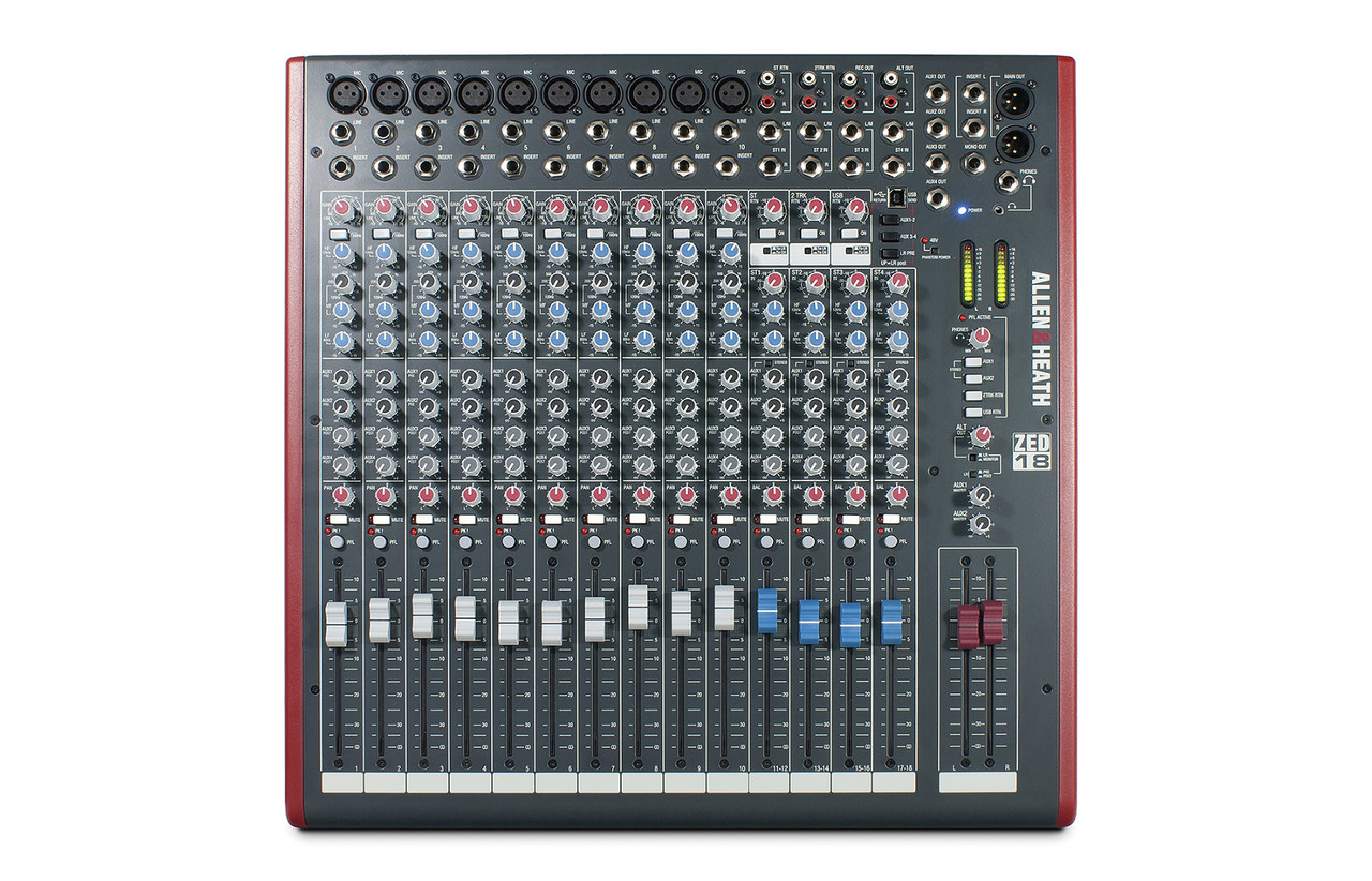 Allen & Heath ZED-18 Mixer (ZED18-U)