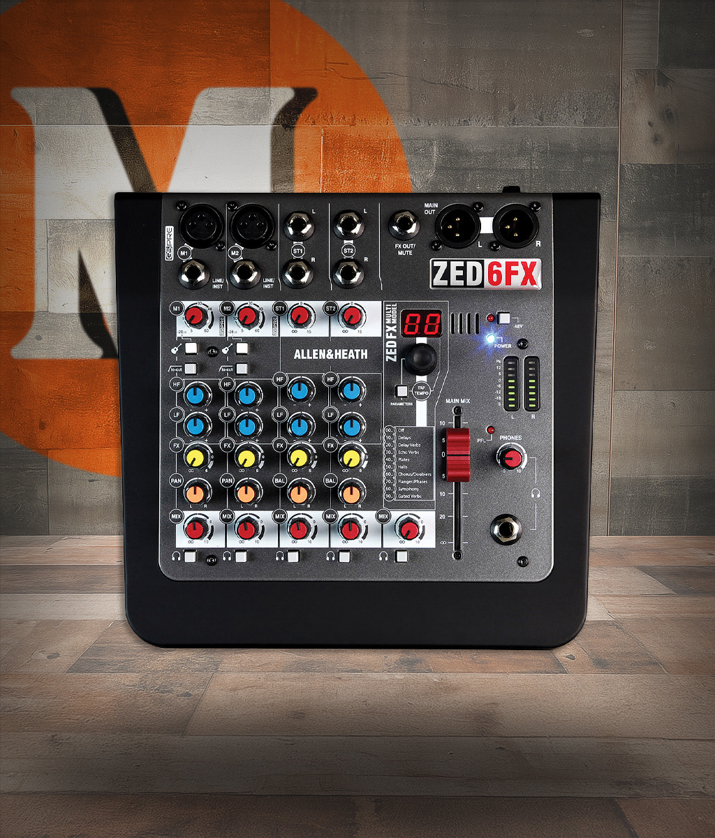 Allen & Heath ZED-6FX Mixer (ZED6FX-U)