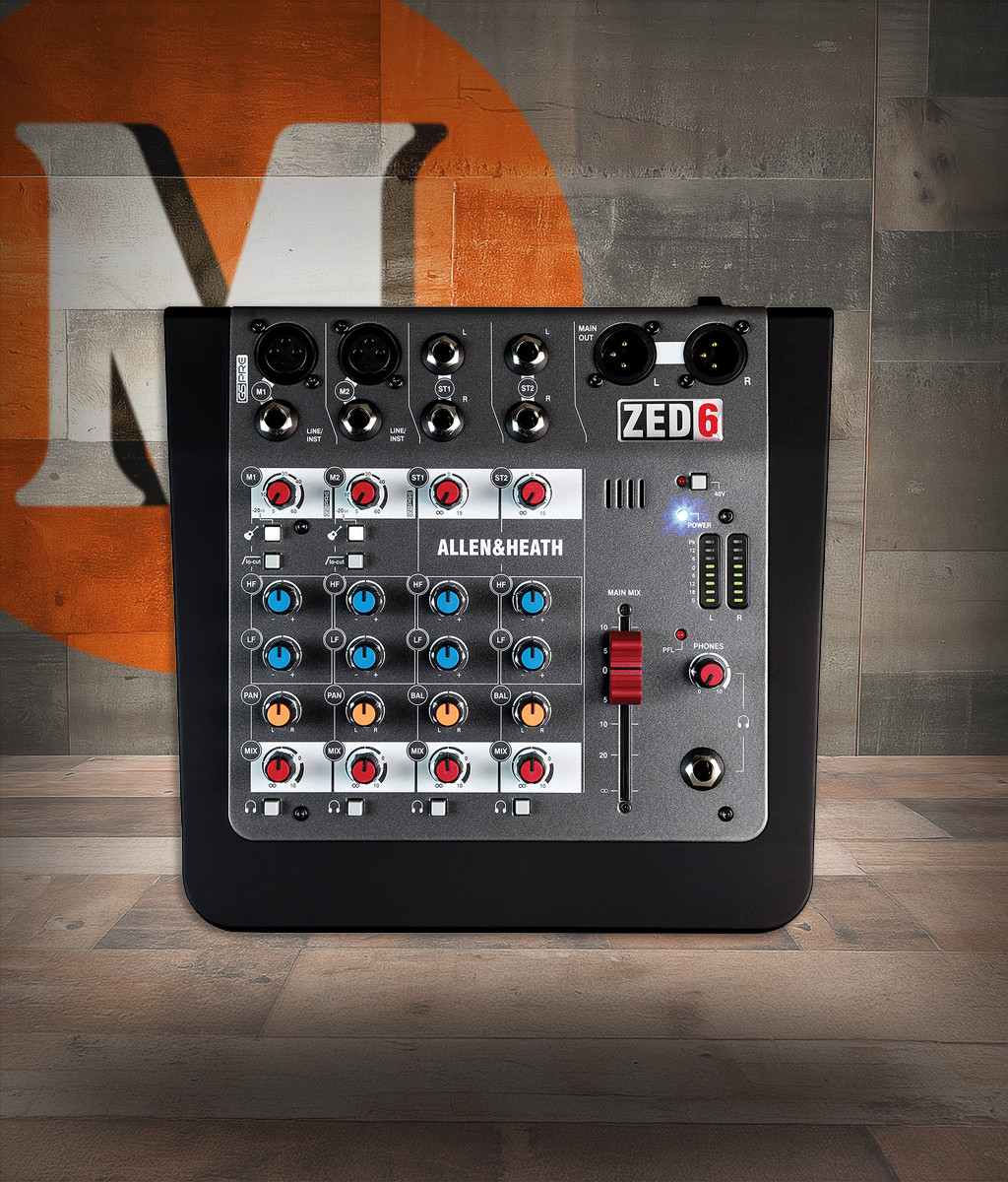Allen & Heath ZED-6 Mixer (ZED6-U)