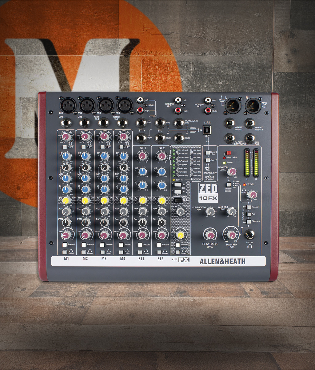 Allen & Heath ZED-10FX Mixer (ZED10FX-U)