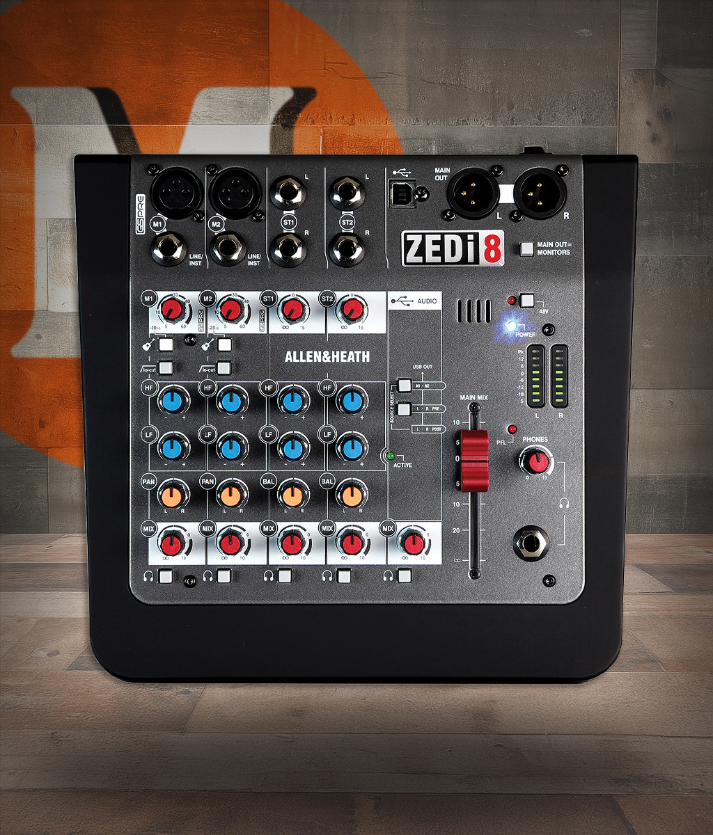 Allen & Heath ZEDi-8 Mixer (ZEDI8-U)