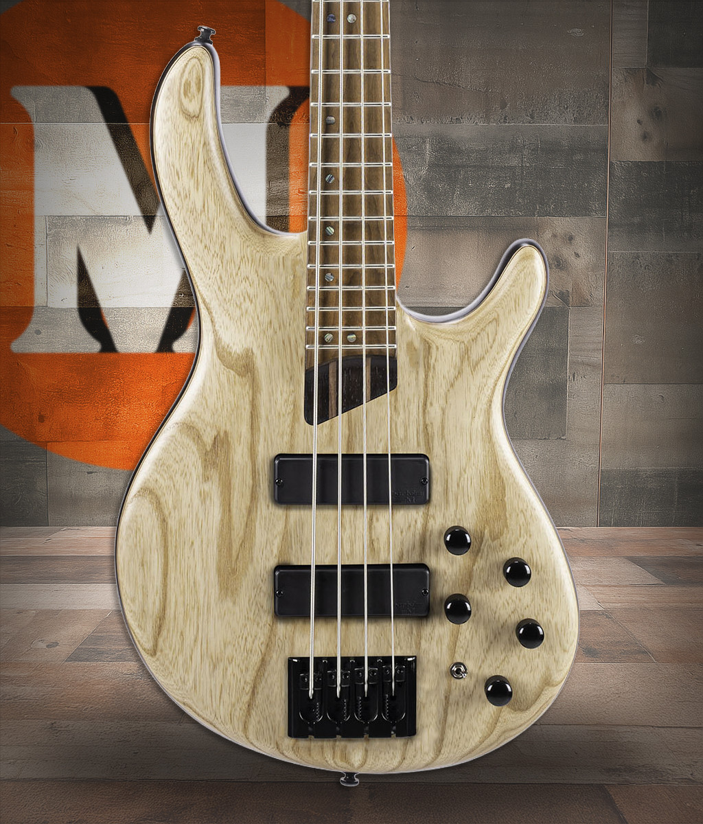 Cort B4ELEMENTOPN Artisan Series B4 Element Bass Guitar - Open Pore Natural (B4ELEMENTOPN-U)