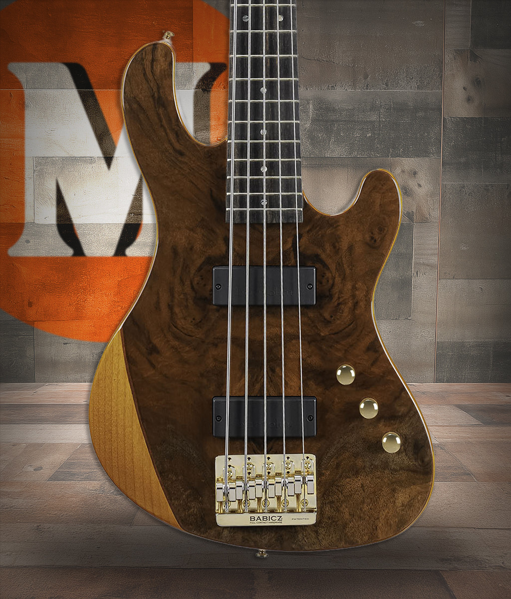 Cort RITHIMICV 5 String Bass Guitar - Natural Glossy (RITHIMICV-U) | Musician Madness