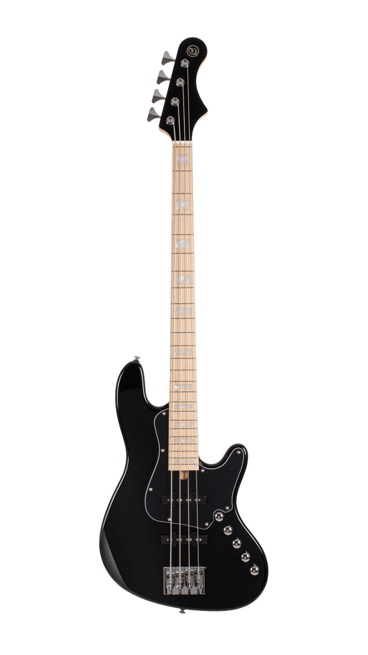 Cort NJS4BK Elrick NJS 4 Bass Guitar - Black (NJS4BK-U) | Musician Madness